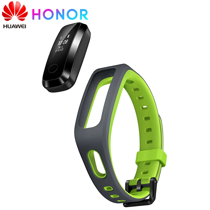 Huawei Honor Band 4 версия для бега смарт-браслет Amoled цветной 0,9" сенсорный экран для плавания осанка обнаружения пульса сна