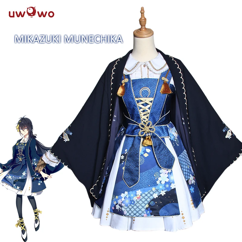 UWOWO Mikazuki Munechika Косплей Touken костюм Ranbu JSK джемпер юбка платье Doujin|mikazuki munechika|touken