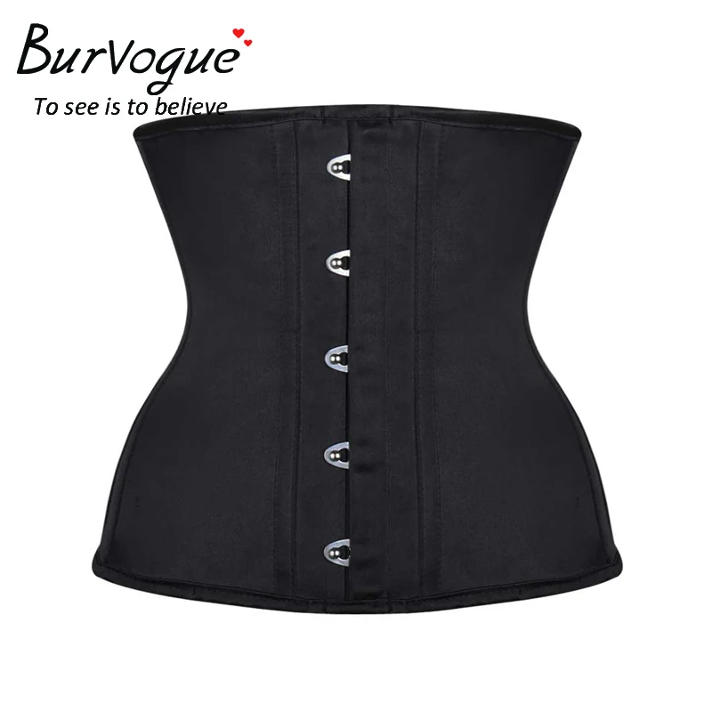 Burvogue женские сексуальные корсеты и бюстье талия Cincher 12 стальных костей для