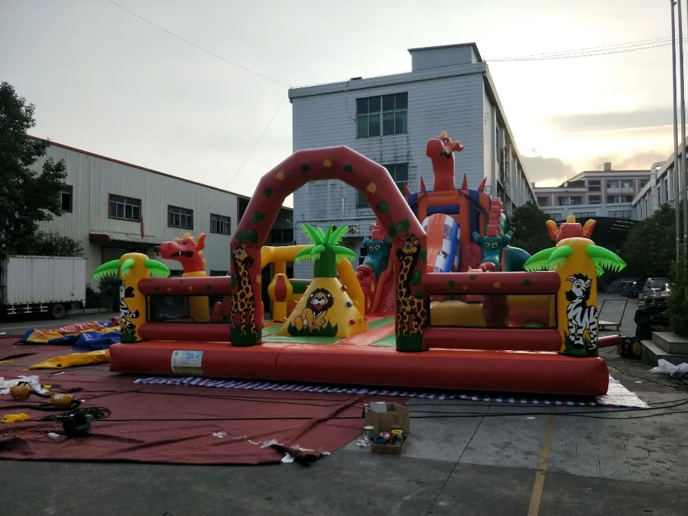 Заводская Прямая продажа надувная горка замок/надувной батут барьер/большой