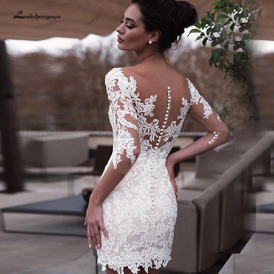Lakshmigown Съемная юбка свадебное платье 2020 Vestido de Noiva 2 em 1 сексуальное Robe Mariee