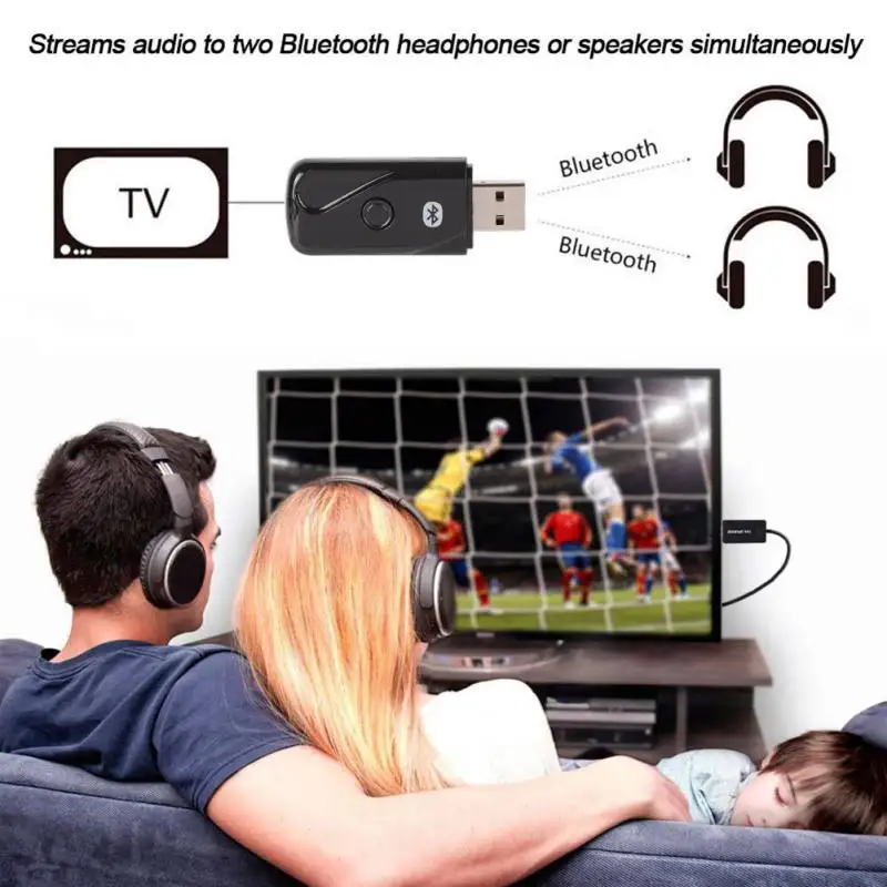 Bluetooth 4 2 беспроводной USB передатчик адаптер аудио музыка стерео ключ для Windows