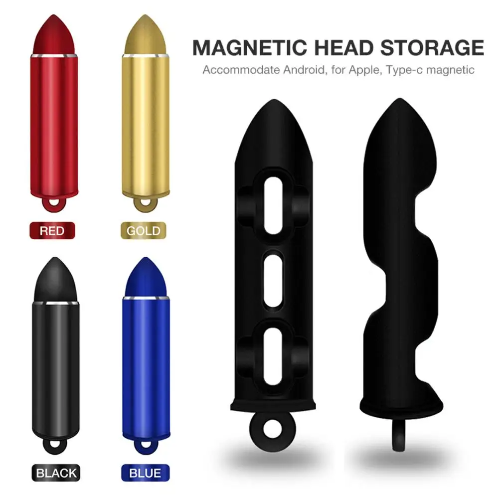 Портативный магнитный штепсельный ящик адаптер для хранения головки