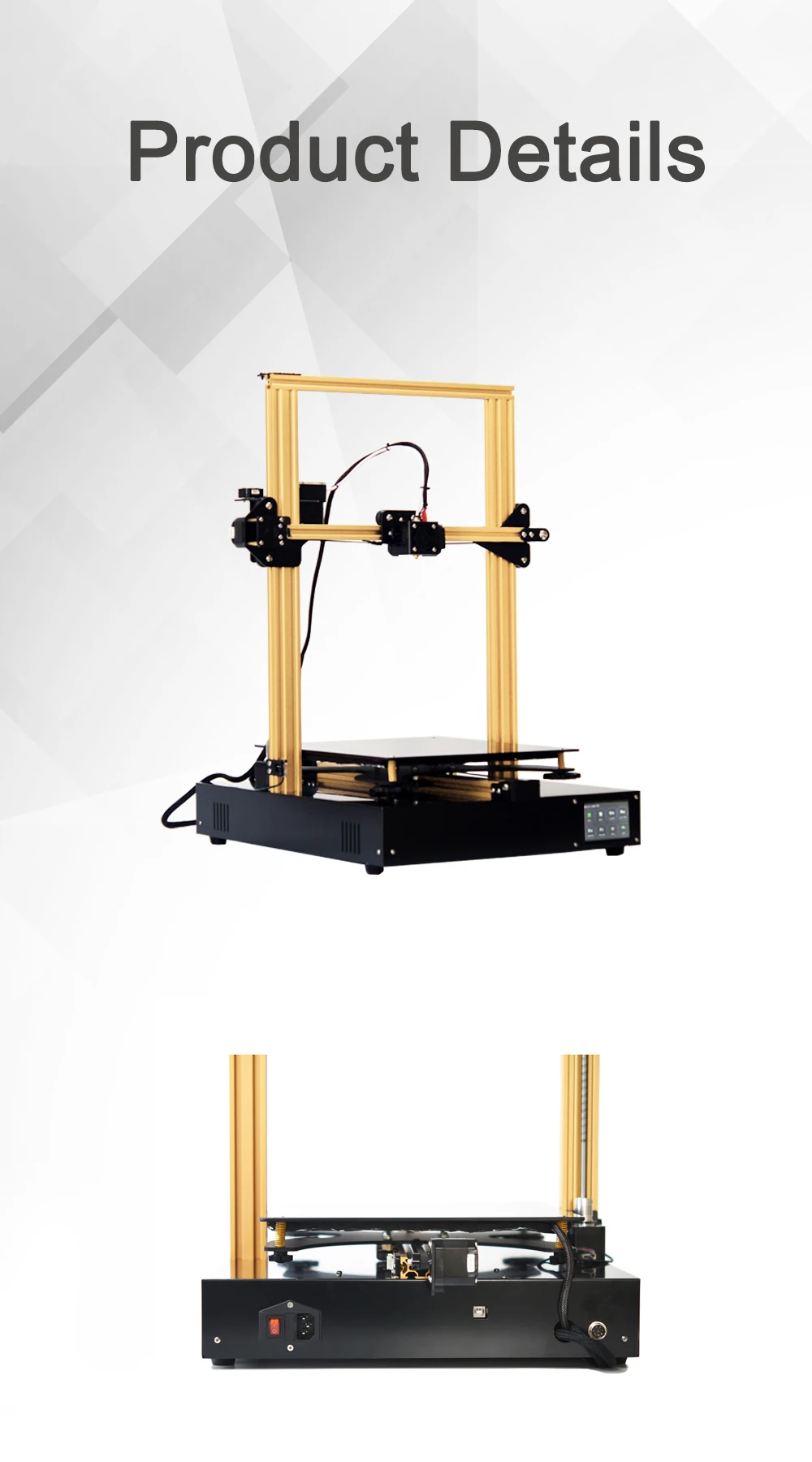 Reayou 3d принтер Impresora 3D 300*300*400 мм зона печати высокая точность AC Heatbed с титановым Экструдером MKS TFT35 сенсорный экран