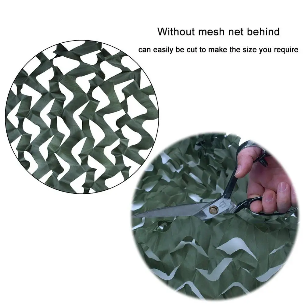 WELEAD Army Green Simple Camouflage Net 3x3 2x3 Outdoor Awning Garden Decoration Military Camo Network Canopy Concealment Mesh
