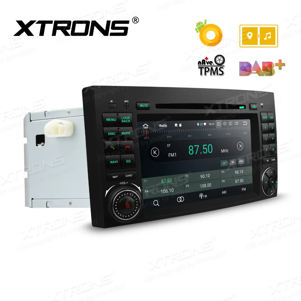 XTRONS 7 "Android 8 0 Восьмиядерный автомобильный dvd плеер для Mercedes Benz W245 W169 Viano Vito W639