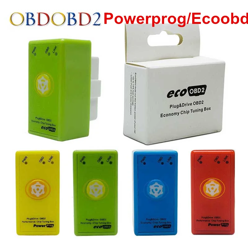 Best Price Power Prog Nitro OBD2 ECO OBDII Chip Tuning Box Powerprog ECU OBD Programmer With Reset Switch For Benzine Diesel Car