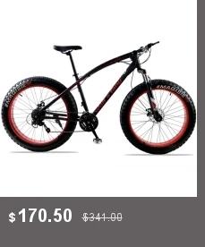 wolf's fang mountain bike 21 speed 2.0 inch bicycle Road bike Fat Bike Mechanical Disc Brake Women and children bicycles