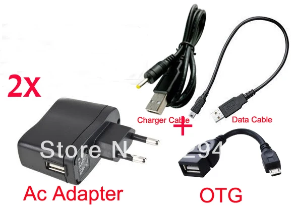 

Настенное зарядное устройство 2 шт., адаптер питания 5 В, 2 А, USB-порт + кабель передачи данных для Prestigio Multipad 10,1 Ultimate Tablet PC PMP7100D3GDUO