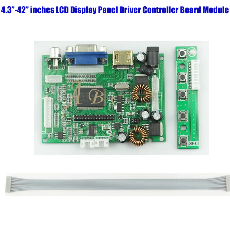 Плата контроллера LVDS 1 шт. универсальный модуль монитора HDMI VGA 2AV для аудио-видео 30P