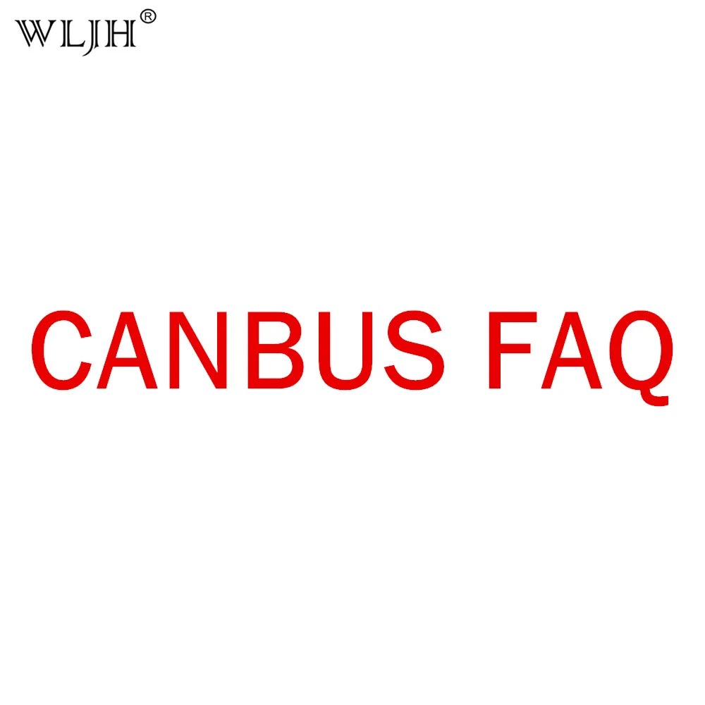 

CANBUS FAQ