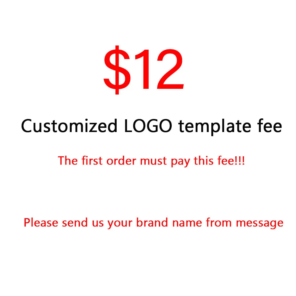 Template Fee Изготовленный на заказ логотип подарочные коробки ювелирных изделий и ювелирные изделия Бархатные Сумки для дропшиппинг заказ настроить название бренда - Цвет: Template Fee