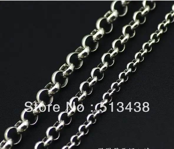 5 метров в партии топовая полированная нержавеющая сталь 6 мм Rolo-link цепь.