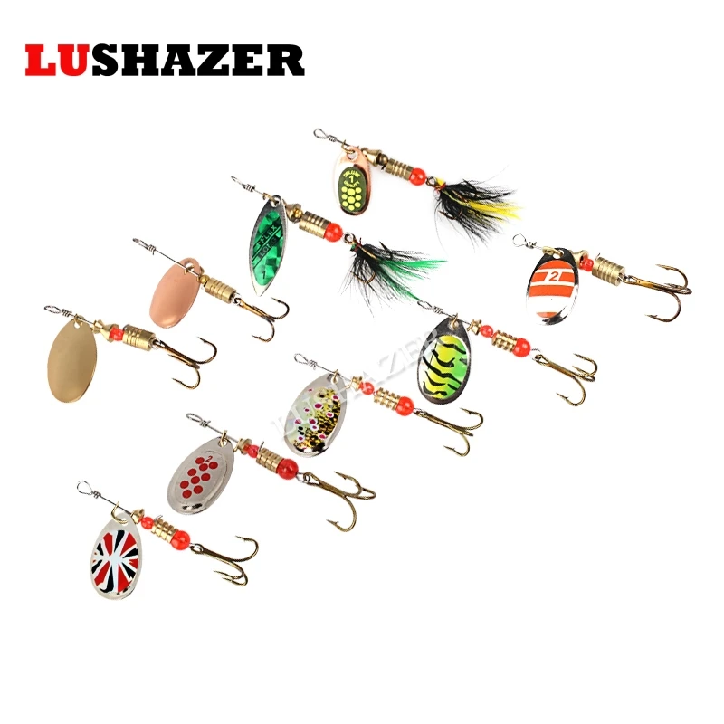 Lushazer spinnerbait 3 г-4 2 г ложка блесна Рыболовный воблер аксессуары для ловли карпа |