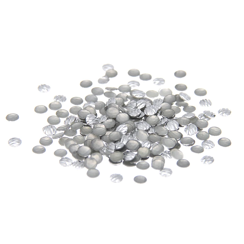 Золотистые/Серебристые круглые в полоску металлические наклейки 3 мм для дизайна