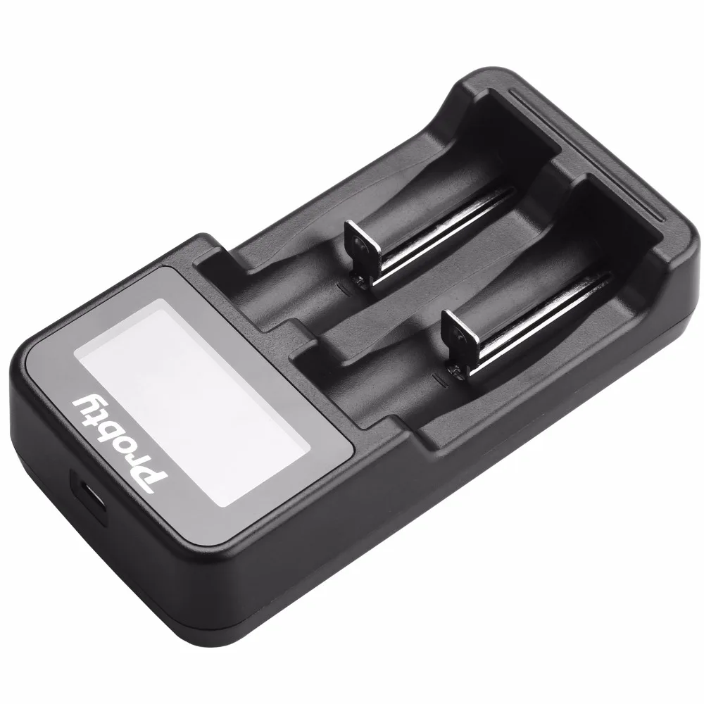 18650 2 канальное зарядное устройство с ЖК дисплеем интеллектуальное USB 18490 18350 17670