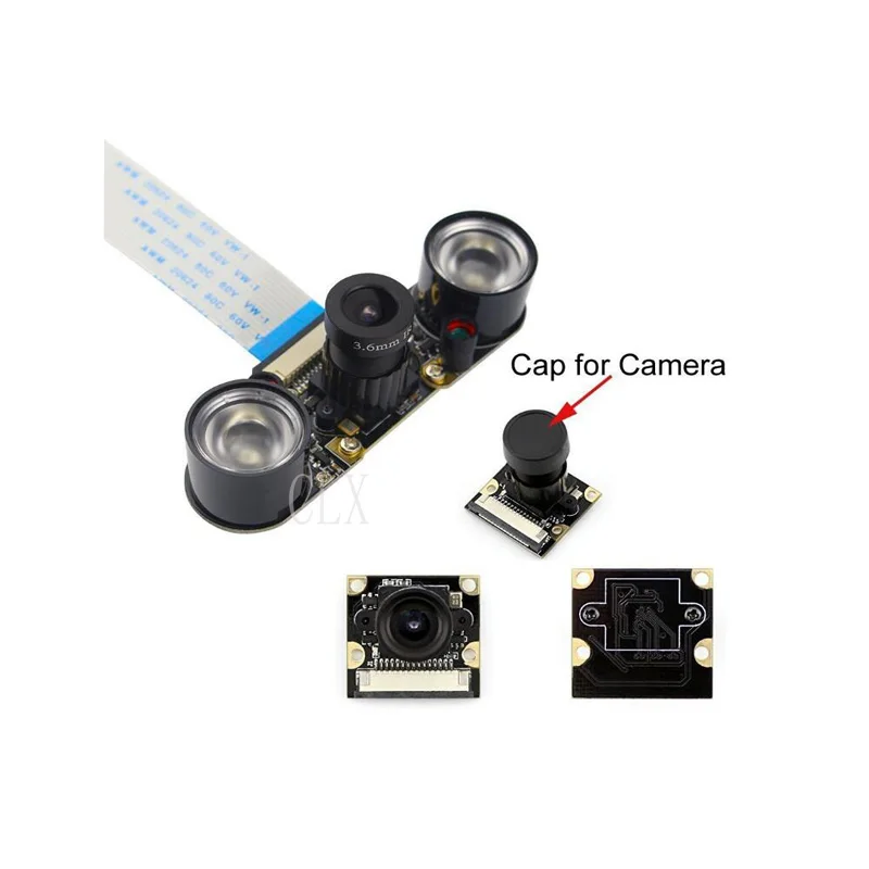 Raspberry Pi 3 Model B + Камера фокусного расстояния в Ночное видение 2 шт. IR Сенсор