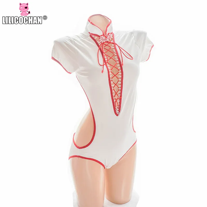 Женское боди Cheongsam Эротическое белье сексуальное горячее Открытое женское с