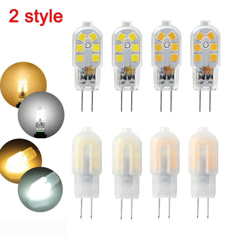 DIY 5/10 шт. мини G4 Светодиодная лампа 3 Вт AC/DC12V Высокая яркость SMD 2835 для
