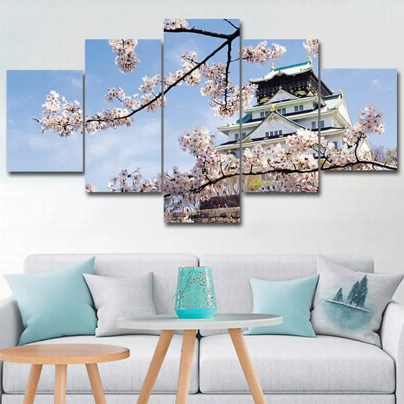 Настенные художественные картины 5 шт. холст постеры картина маслом