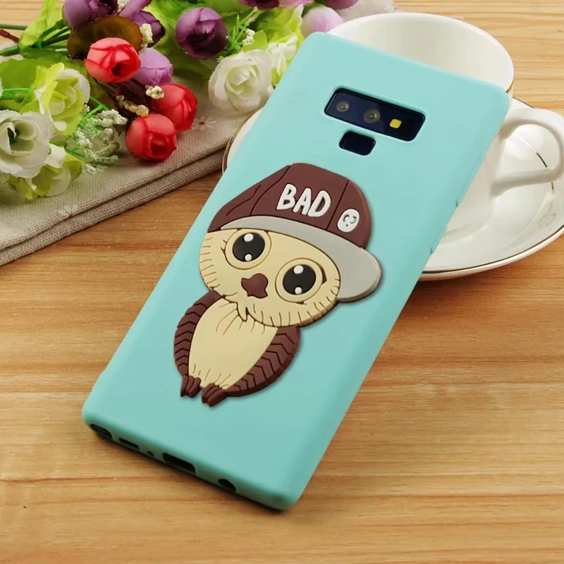 3D чехол с рисунком совы для iPhone XS Max XR 8 7 6 6s Plus Xiaomi Redmi A2 Lite S2 4X 4A Note 5A милый мягкий