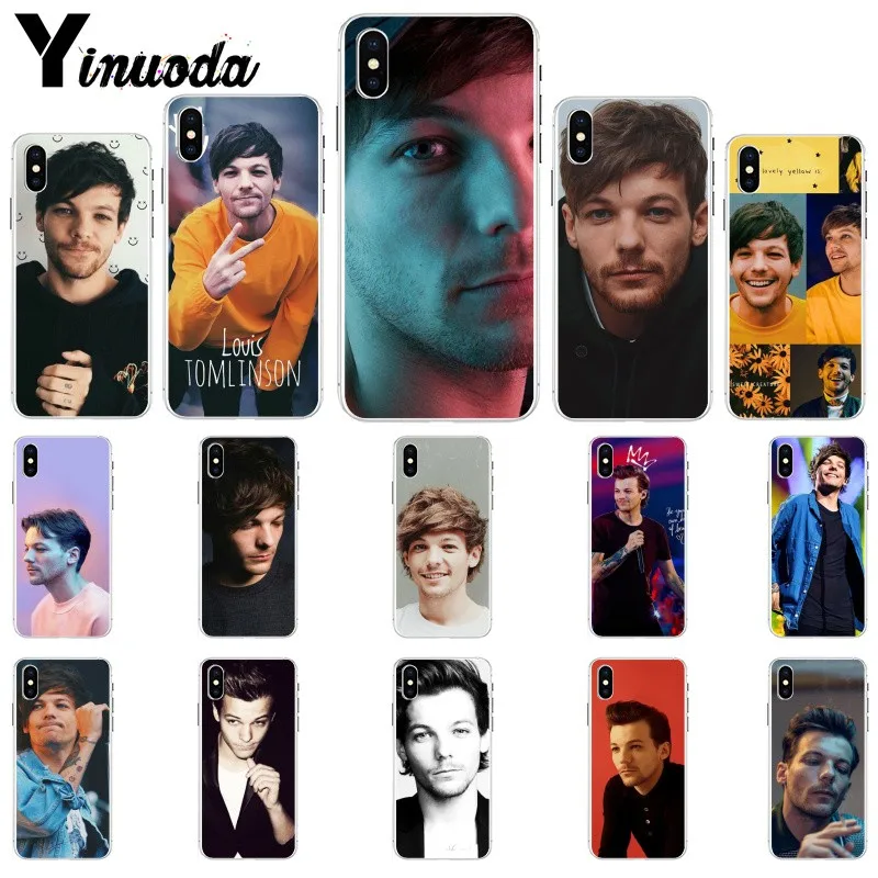 Yinuoda Луи Tomlinson Мягкий силиконовый чехол для телефона из ТПУ iPhone 8 7 6 6S Plus 5 5S SE XR X XS MAX