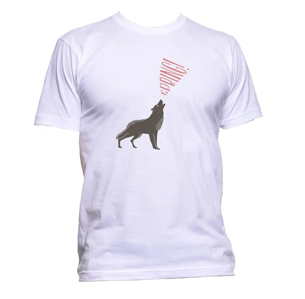 

2019 New Men's T Shirt Wolf Spring Drawing Unisex T-Shirt Mens Womens Fashion Comedy Cool Funny Hipster Print T-Shirt
