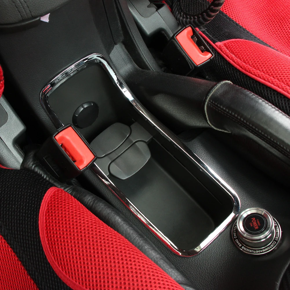 ABS Chrome Center Console Water Glass Cup Holder Trim For Chevrolet Cruze Sedan Hatchback 2009-2014 Car Styling | Автомобили и