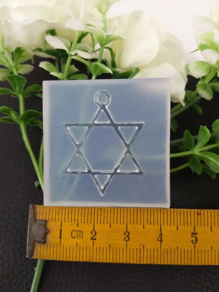 Новая волшебная силиконовая форма сделай сам в виде гексаграммы прозрачное