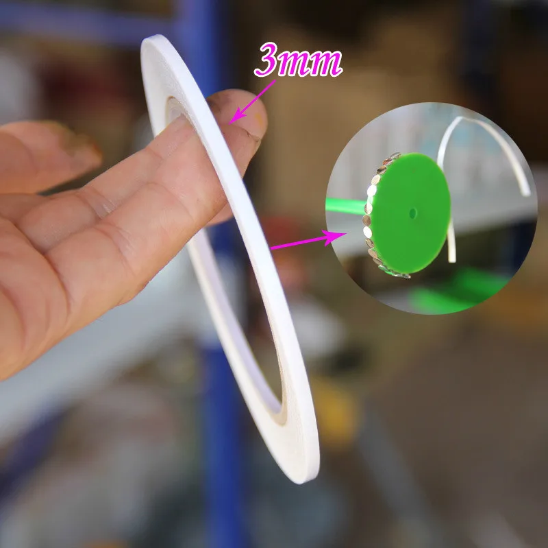 3mmDouble-sided Tape Многоцелевой точечный сверлильный инструмент точечное сверло ручка с колесом легкая алмазная живопись вышивка крестиком быстрая отделка живопись acessries - Цвет: 3mmDouble-sided Tape