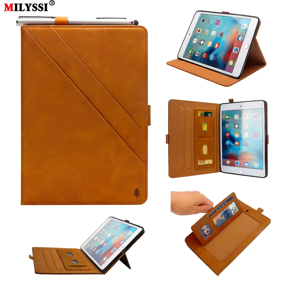Модный чехол для планшета Apple iPad mini 3 2 4 1 высокого качества из искусственной кожи с
