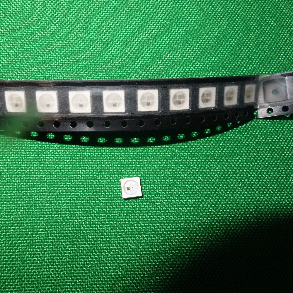 SK6812 adressable полноцветный RGB 5050 светодиодный источник света со встроенным чипом 1000