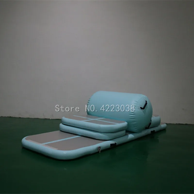 Купить Бесплатная доставка, набор (включает 6 штук) надувной воздушный трек, надувной тренировочный воздушный трек, надувной гимнастический коврик