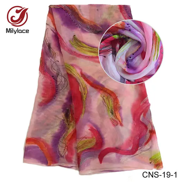 Milylace вышивка кружевная ткань с камнями шелковая Высокое качество 2017 образцы