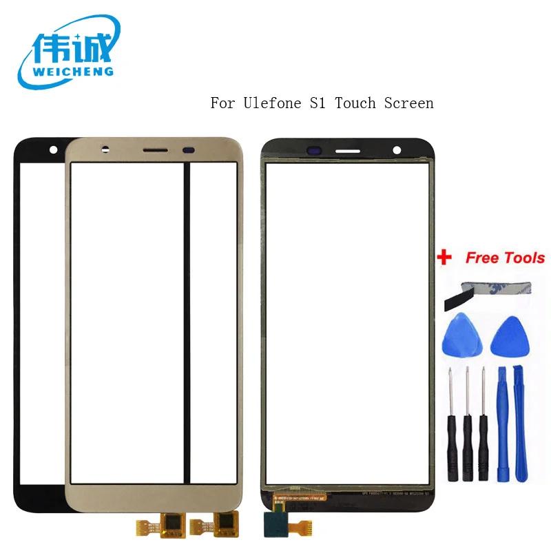WEICHENG Высокое качество для Ulefone S1 сенсорный экран сенсорная панель с объективом Замена Мобильные аксессуары+ Инструменты