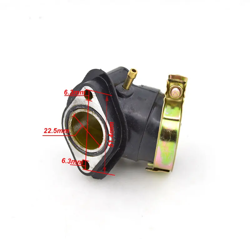 

Motorcycle Carburetor Intake Manifold Pipe Joint for GY6-125 GY6 125 125cc Chinese Scooter Moped ATV TaoTao Engine Parts