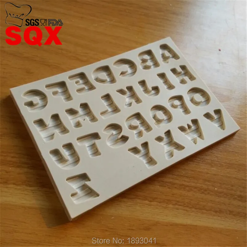 Кирпичная текстура английская буква силиконовая форма выбивая инструмент для