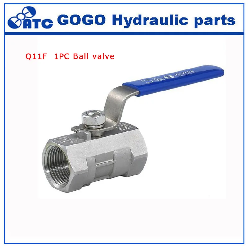 Ручной шаровой кран Q11F из нержавеющей стали с внутренней резьбой 1 шт.|ball valve|threaded