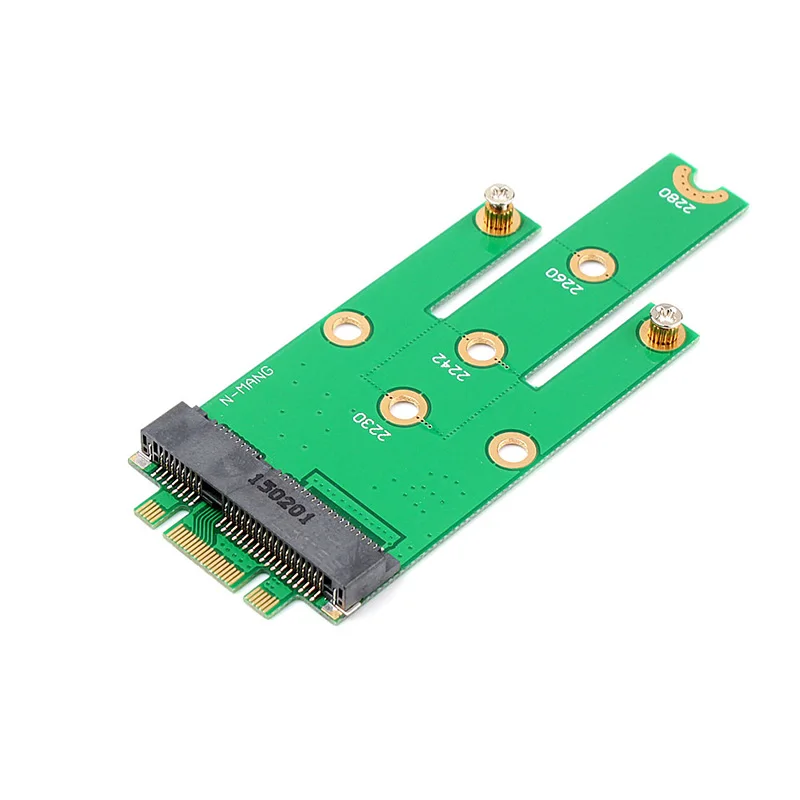Новый mSATA мини pci e 3.0 SSD к NGFF M.2 B (SATA интерфейс) адаптер карты #74190|ngff m.2|m.2 to mini pci-epci-e ssd