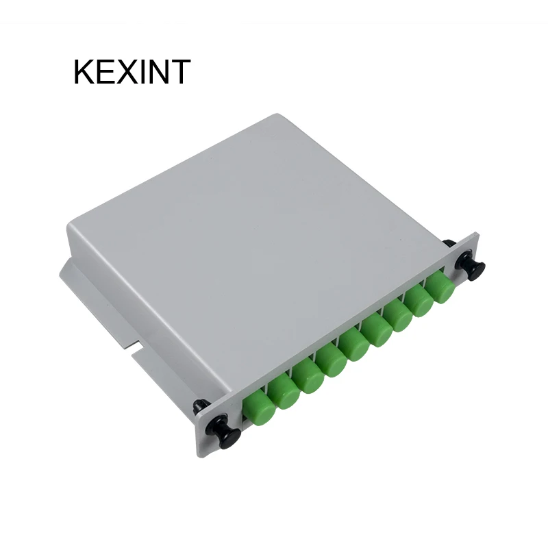 

KEXINT PLC Splitter 1*8 Insertion LGX Cassette Type FC APC 1.5M/ 10pieces