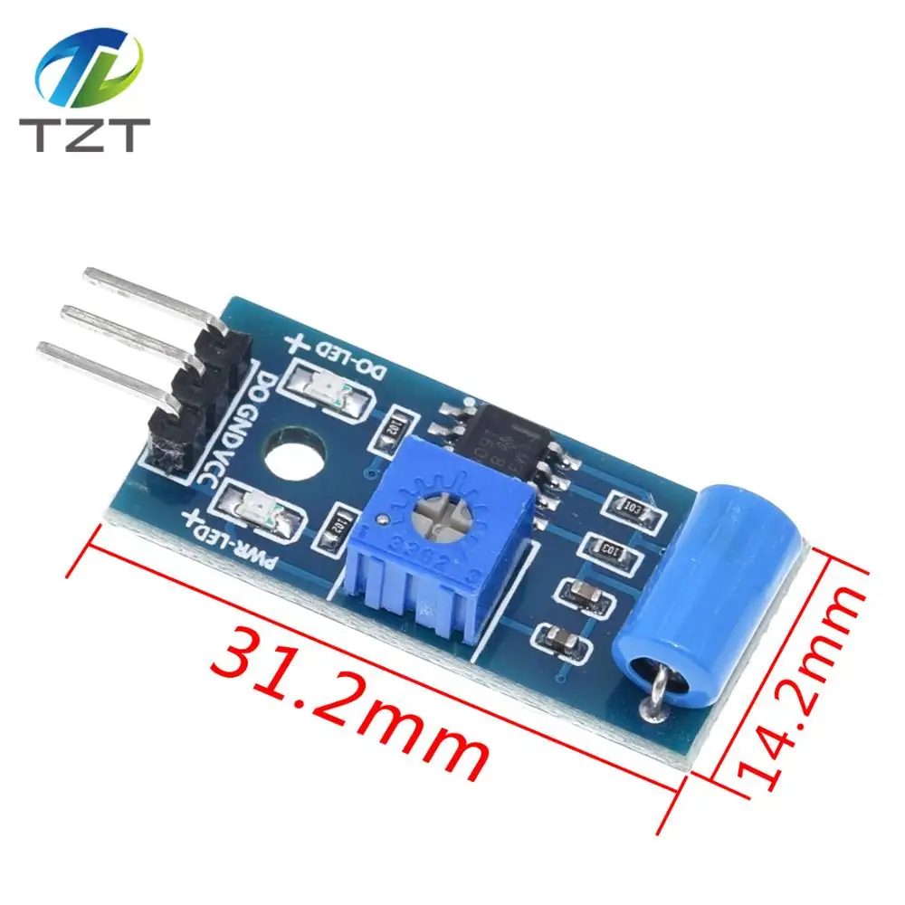 Умная Электронная Raspberry Pi 3 и Raspberry Pi 2 Модель B модуль датчика посылка 16 видов датчика AVR PIC DIY - Цвет: vibration sensor
