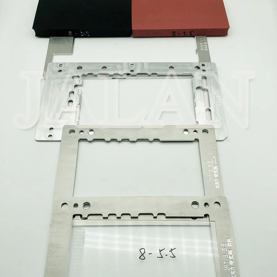 

JALAN YMJ Laminating Mold For iPhone 7 8 plus 8+ 5.5inch glass frame OCA Polarizer LCD display laminator machine mould rubber
