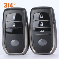 3 button black car remote controlsmart card car key replacement shell suit for toyota reiz hanlanda camry eyre new overbearing