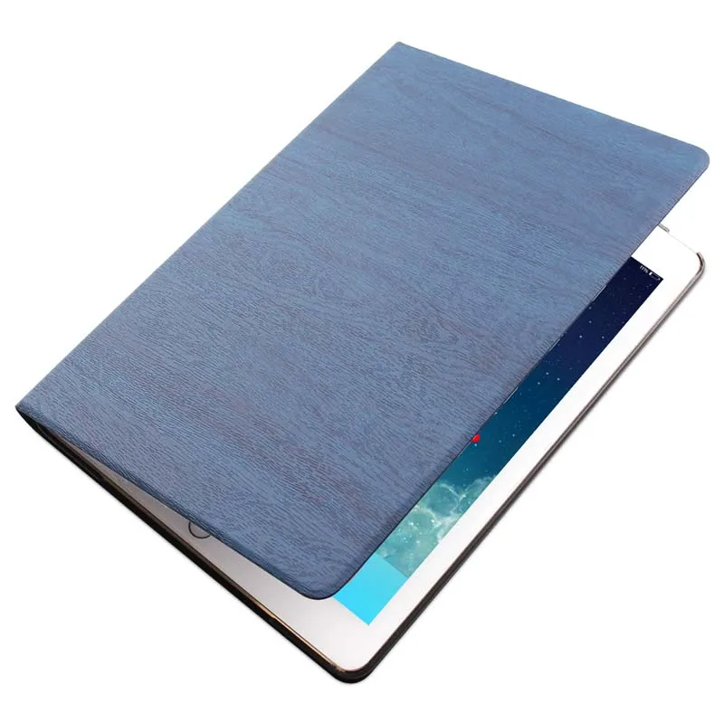 Тонкий деревянный чехол из искусственной кожи Магнитный смарт подставка