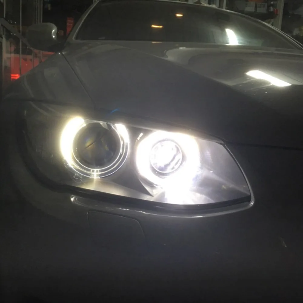 2X 40 Вт 80 Светодиодные Габаритные огни глаза ангела кольцевые лампы Halo для BMW 3