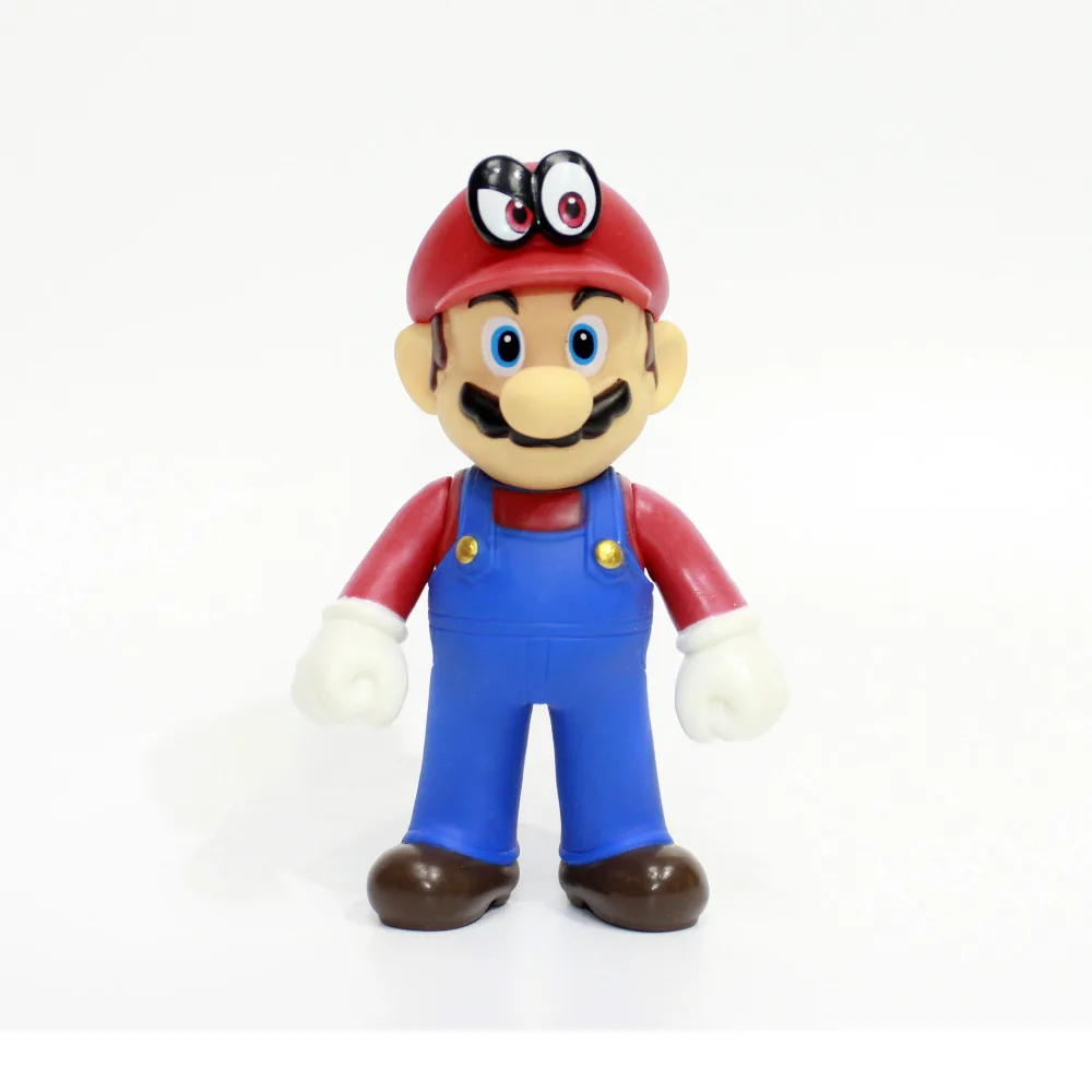 9 шт./компл. Супер Марио Фигурки игрушки аниме мультфильм Одиссея ПВХ Модель для