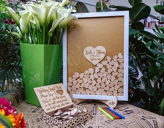 Индивидуальные Выгравированные деревенские Свадебные фото Альтернативная