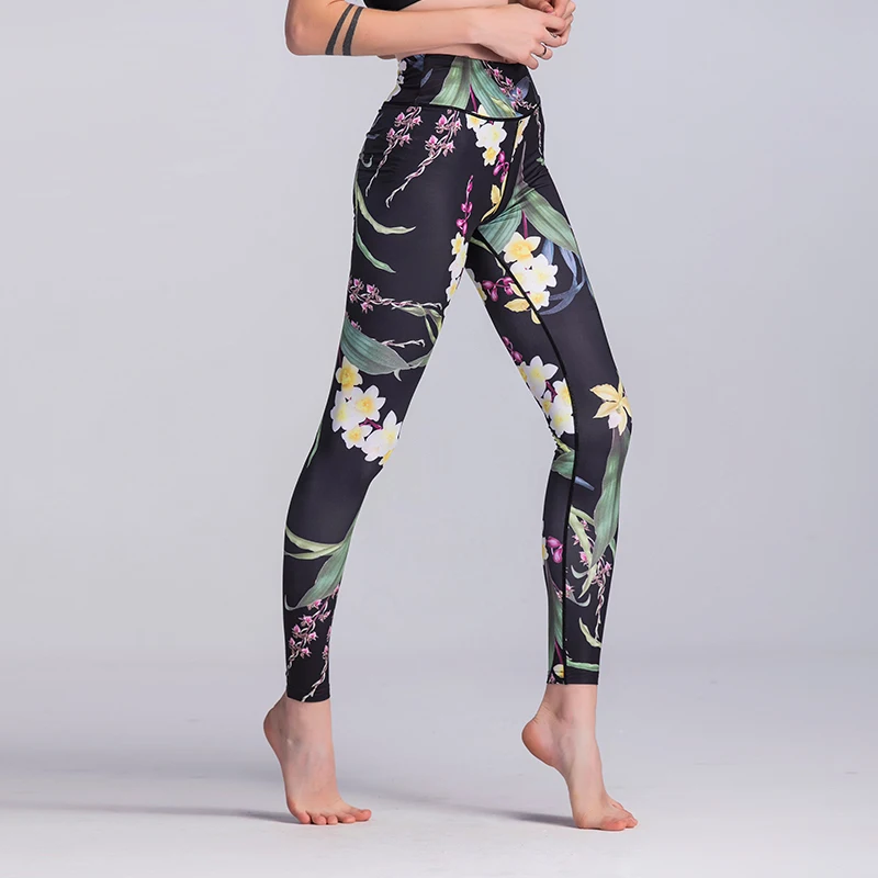 Women High Waist Leggings Sexy Yoga Pants Hollow Out Workout Active Tights Gym Trousers Joggers Fitness | Спорт и развлечения