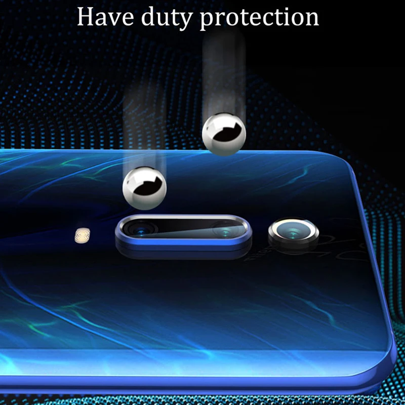 For Xiaomi Redmi K20 Pro Metal Camera Lens Protective Ring Case + Rear Tempered Glass for K20Pro Screen Protector | Мобильные