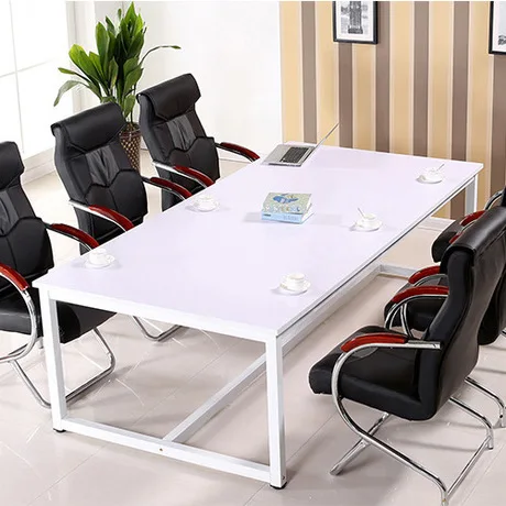 Стол для конференций офисная мебель панель + стальной офисный стол можно